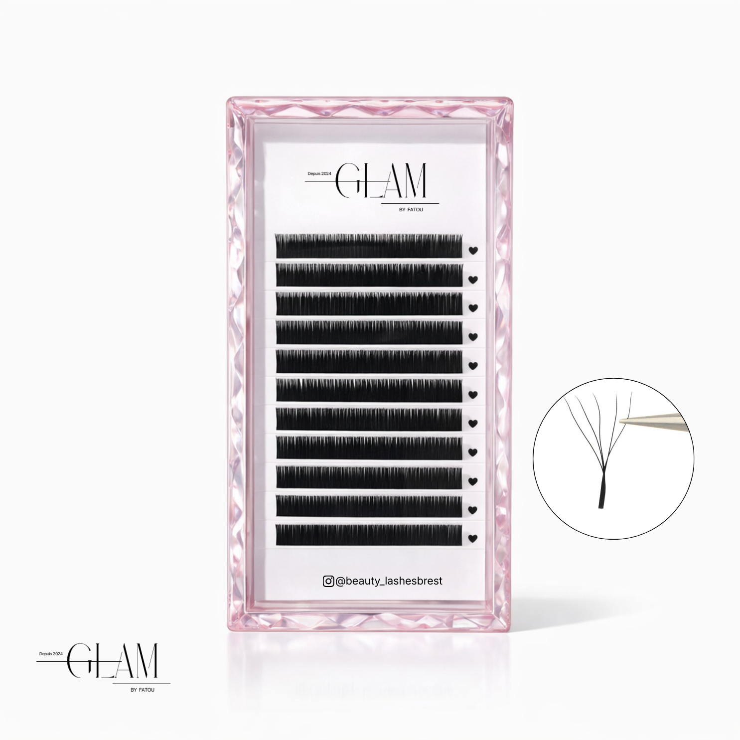 CILS 5D 0,05 MM – COURBURE D   Taille mix de 8-15mm